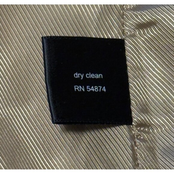 Women's The Limited Collection Beige Blazer Jacket Polyester Rayon Blend Size 2 - Picture 13 of 16